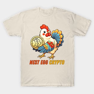 Bitcoin chicken for trading entrepreneur T-Shirt